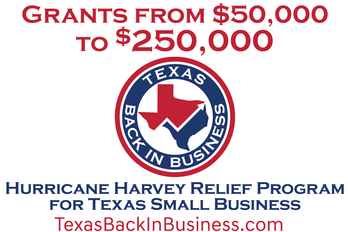 Texas Back in Business Program Available to Help Businesses Damaged by Hurricane Harvey