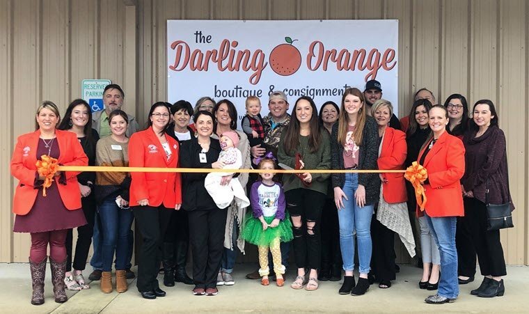 Ribbon Cutting Held at Darling Orange Boutique and Consignment