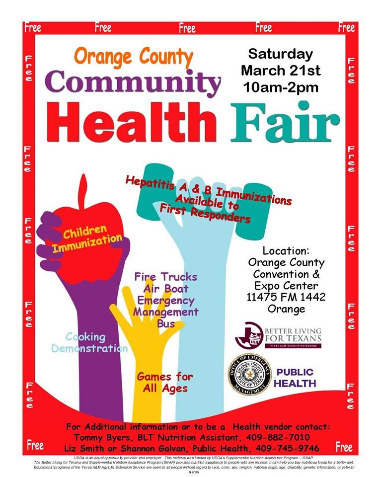 Orange County Community Health Fair Scheduled for March 21 Orange Worthy