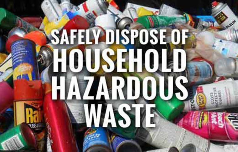 Household Hazardous Waste and Scrap Tire Collection Event Planned for May 15