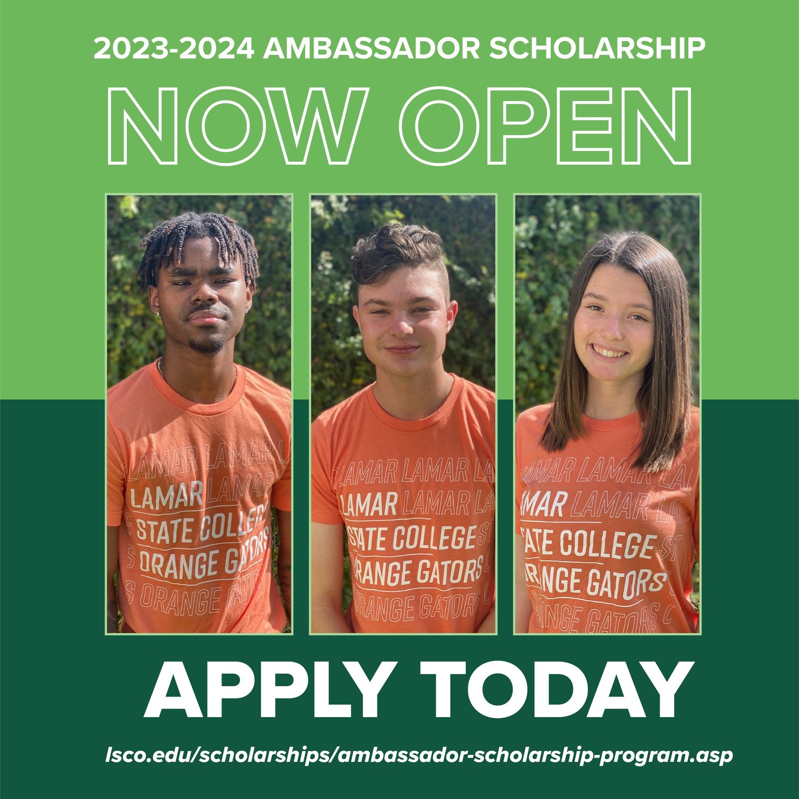 Lamar State College Orange Ambassador Scholarship Program Applications