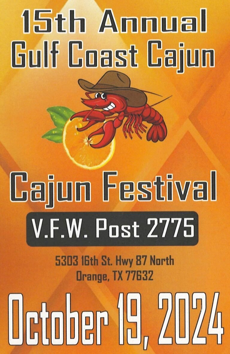 15th Annual Gulf Coast Cajun Festival Set for October 19 Orange
